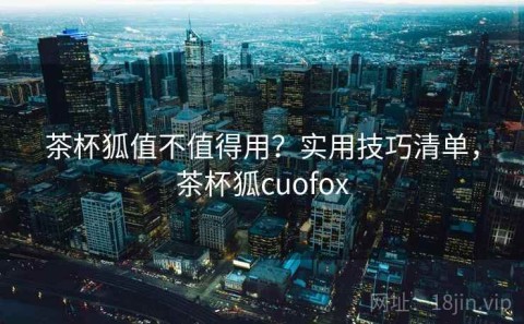 茶杯狐值不值得用？实用技巧清单，茶杯狐cuofox