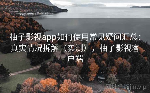 柚子影视app如何使用常见疑问汇总：真实情况拆解（实测），柚子影视客户端
