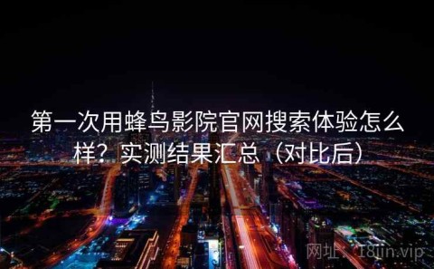 第一次用蜂鸟影院官网搜索体验怎么样？实测结果汇总（对比后）