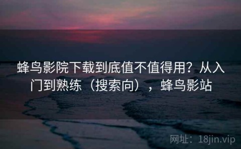 蜂鸟影院下载到底值不值得用？从入门到熟练（搜索向），蜂鸟影站