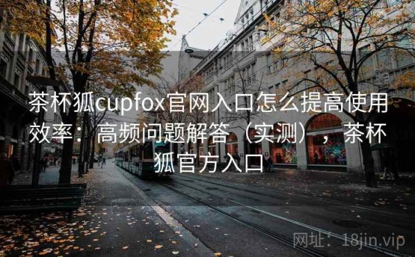 茶杯狐cupfox官网入口怎么提高使用效率：高频问题解答（实测），茶杯狐官方入口