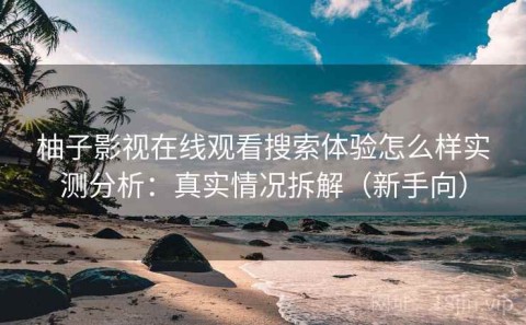 柚子影视在线观看搜索体验怎么样实测分析：真实情况拆解（新手向）
