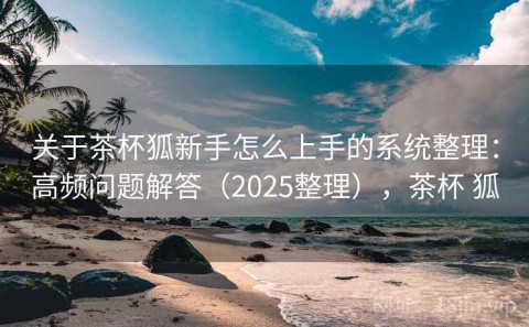 关于茶杯狐新手怎么上手的系统整理：高频问题解答（2025整理），茶杯 狐