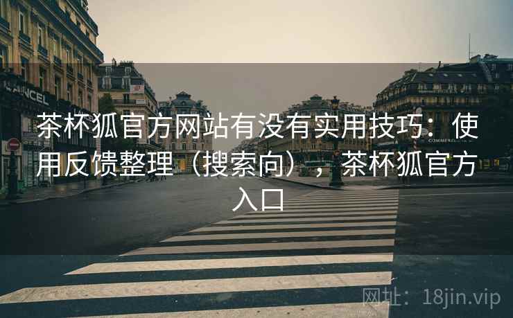 茶杯狐官方网站有没有实用技巧：使用反馈整理（搜索向），茶杯狐官方入口