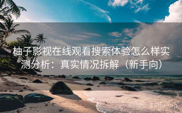 柚子影视在线观看搜索体验怎么样实测分析：真实情况拆解（新手向）